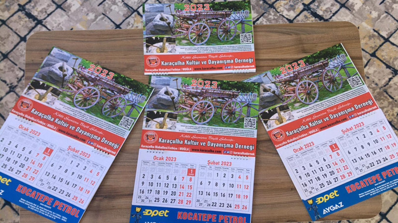 Karaçulha Takviminde Bu Yıl Dibek Taşı ve At Arabası Var