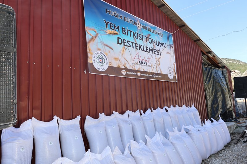 Muğla Büyükşehir’den Kırsal Kalkınmaya 330 Tonluk Destek